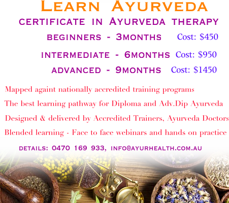 Study Ayurveda in Australia: Short Term Courses
