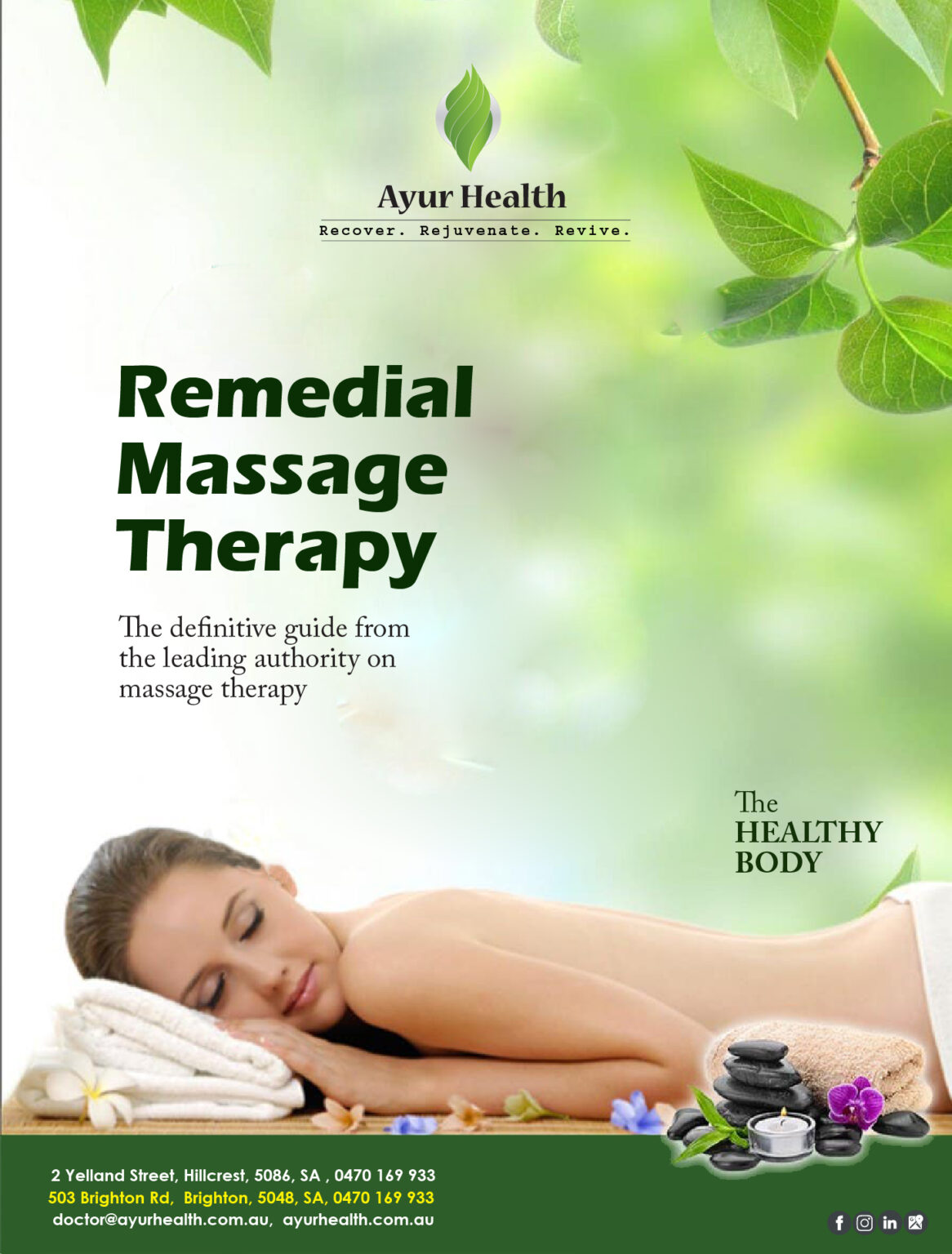 10 Benefits Of Remedial Massage In Adelaide Ayur Health Blog